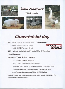 Pozvánka na Chovatelské dny