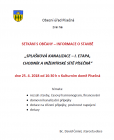 Setkání s občany - Informace o stavbě "Splašková kanalizace - I. etapa, chodník a inženýrské sítě Písečná"