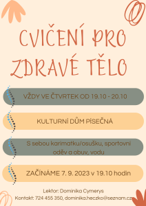 Cvičení pro zdravé tělo 2023