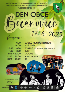 Den obce Bocanovice