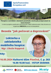 Beseda "Jak pečovat a doprovázet"