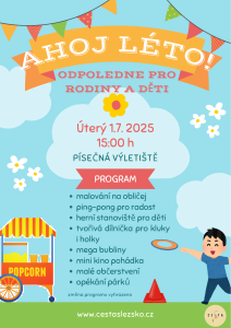 Odpoledne pro rodiny s dětmi 1. 7. 2025