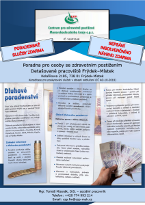 Poradna pro osoby se zdravotním postižením